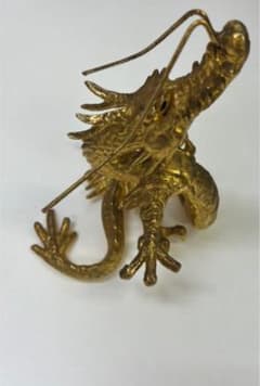 じゃにー様専用✨値下げしました。✨金運up   ゴールデンドラゴン  龍の置物のサムネイル