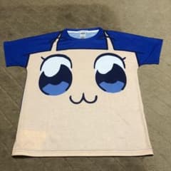ポプテピピック ピピ美 フルグラフィックフェイスTシャツ Lサイズのサムネイル
