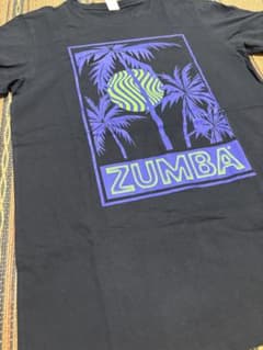 ZUMBA WEAR Tシャツ ブラック パームツリー XS/Sのサムネイル