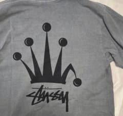 STUSSY Crown Tシャツ L グレー クラウン バックプリントのサムネイル