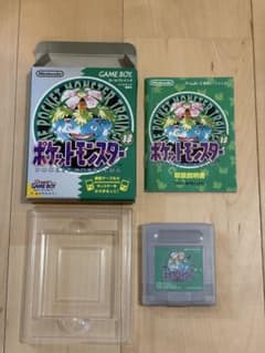 ポケットモンスター 緑 箱・説明書付き 大バーコード 刻印20A 動作確認済のサムネイル