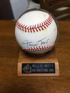 【アインシュタイン様専用】本人サイン入りWILLIE MAYS665ホームランのサムネイル