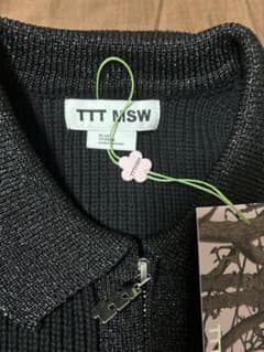 【完売品】TTT MSW 24SS Lame Zip  Up Cardiganのサムネイル