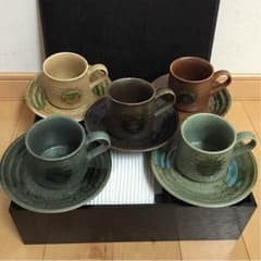 コーヒーカップ 和風5色のサムネイル