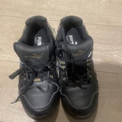 PUMA SAFETY スニーカー ブラック ゴールド 迷彩 安全靴 - メルカリ