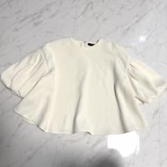 美品】2024✨️完売品✨️アニュアンス ダブルクロスバルーンスリーブ 