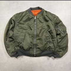 80s アルファインダストリーズ MA-1 usa 3本タグ L 90s kbのサムネイル