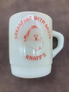 Fire-King リブボトム サンタ BREAKFAST WITH SANTAのサムネイル
