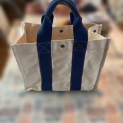 c*a様 HERMESボラボラPM オフホワイト✖️ブルー キャンパストート 