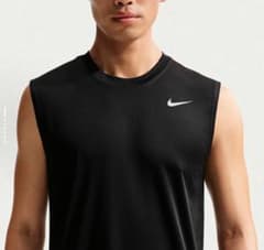 NIKE ノースリーブトレーニングシャツ ブラック 2XL IO1430-010のサムネイル