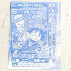 ワンピースカード ルフィ：週刊少年ジャンプ付録 P-033 未開封1パック