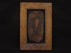 骨董市 掘り出し品中国唐時代 敦煌莫高窟壁画 人物像 発掘品AK1792