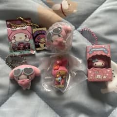 マイメロディ ミニチュア マスコット キーホルダー　5点のサムネイル