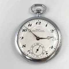 希少✨稼働品】ROLEX 懐中時計 スモセコ アンティーク 第二次世界大戦 