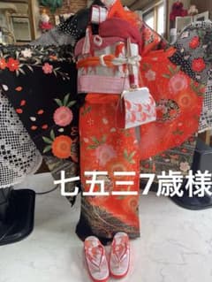 七五三 着物セット 7歳用 古典柄枝垂れ桜 七五三 着物セット 7歳用 古典柄枝垂れ桜 - メルカリ