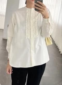 美品】OHGA WHIPRU BLOUSE ワッフルブラウス - メルカリ