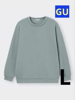 GU ダブルフェイス プルオーバー グリーン ユニセックス L