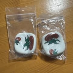 九谷焼 箸置き 2個セット トマト柄のサムネイル