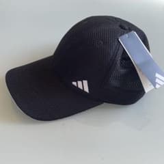 [新品未使用]adidas メッシュキャップ ブラックのサムネイル