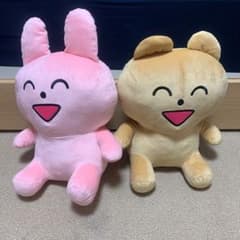 うさぎとくまのぬいぐるみのサムネイル
