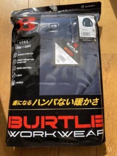 ☆バートル☆4060  ロングＴシャツ　ネイビー　XLのサムネイル