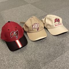 NFL タンパベイ・バッカニアーズ キャップ 3個セット 送料込 ビンテージ NFL タンパベイ・バッカニアーズ キャップ 3個セット 送料込