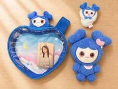 GIGO TWICE LOVELY ぽこきゅんバック ぬいぐるみ セット ツウィのサムネイル