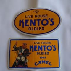 KENTO'S × CAMEL 콜라보 스티커 2장 세트 당시 물건 켄토스