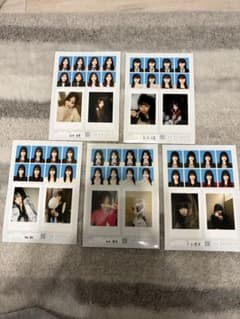 シークレット付き　seju 証明写真 まとめ売り seju メンバー 証明写真風 フォトシート 5枚セット - メルカリ