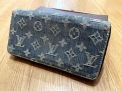 ひろ様専用。ルイヴィトン 長財布 デニム 美品のサムネイル