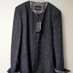 Giorgio Armani ダークグレー チェック柄 長袖ジャケット - メルカリ