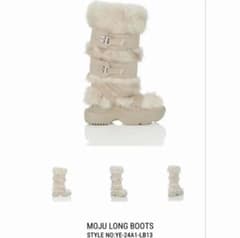 YELLO MOJU LONG BOOTS ベージュ Mサイズ - メルカリ