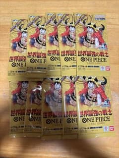 【未サーチ】　　世界最強の戦士　ワンピース10パックのサムネイル