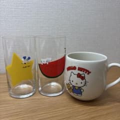 サンリオ ハローキティ マグカップとグラスセット 昭和 レトロ - メルカリ