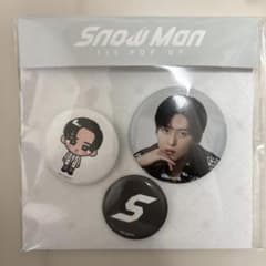 Snow Man 目黒蓮 缶バッジセット 1st POP-UP - メルカリ