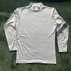 adidas ゴルフウェア 長袖 モックネック ホワイト(XO)2XLのサムネイル