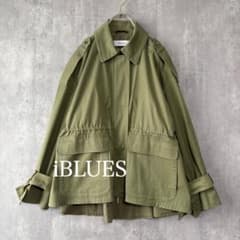 イブルース iBLUES ミリタリージャケット カーキ 38 M マックスマーラ イブルース iBLUES ミリタリージャケット カーキ 38 M マックスマーラ