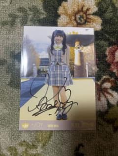 天野香乃愛 生写真 直筆 ヒキ ニアジョイ 電話番号教えて 歌唱衣装②