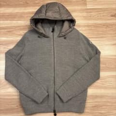 MONCLER モンクレール ハイブリッド ダウン グレー L ニット切替