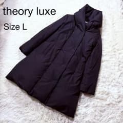 theory luxe ショールカラー ダウンコート ブラック L theory luxe ショールカラー ダウンコート ブラック L - メルカリ