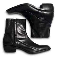 靴 rare 5351 POUR LES HOMMES Zip Heel Boots rare 5351 POUR LES HOMMES Zip Heel Boots - メルカリ