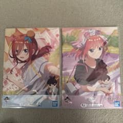 五等分の花嫁 クリアファイル 色紙セットのサムネイル