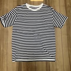 ストライプ クルーネック Tシャツのサムネイル