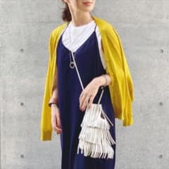 ★新品 完売品 UNIQLO ユニクロ 美シルエット キャミソールワンピースのサムネイル