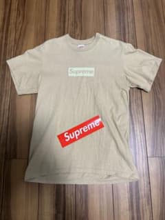 Supreme ボックスロゴ Tシャツ ベージュ S