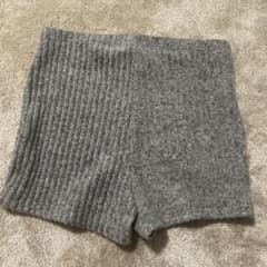 SHEIN リブニット ショートパンツ グレー Petite Mのサムネイル