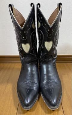 Montana モンタナ ウエスタンブーツ ハート刺繍 - メルカリ