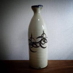 대형 28cm 입염 첨부 철화 덕리 소용돌이 문양 골동 술기 민조 꽃병