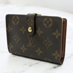 ルイヴィトン モノグラム ヴィエノワ 二つ折り財布 がま口 PVCレザー