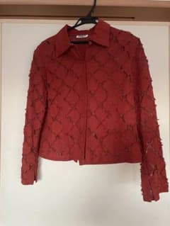 HIROKO BIS フリンジ付きレッドジャケットのサムネイル